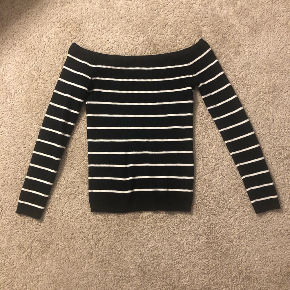 Ribbed Off the Shoulder American Eagle Sweater